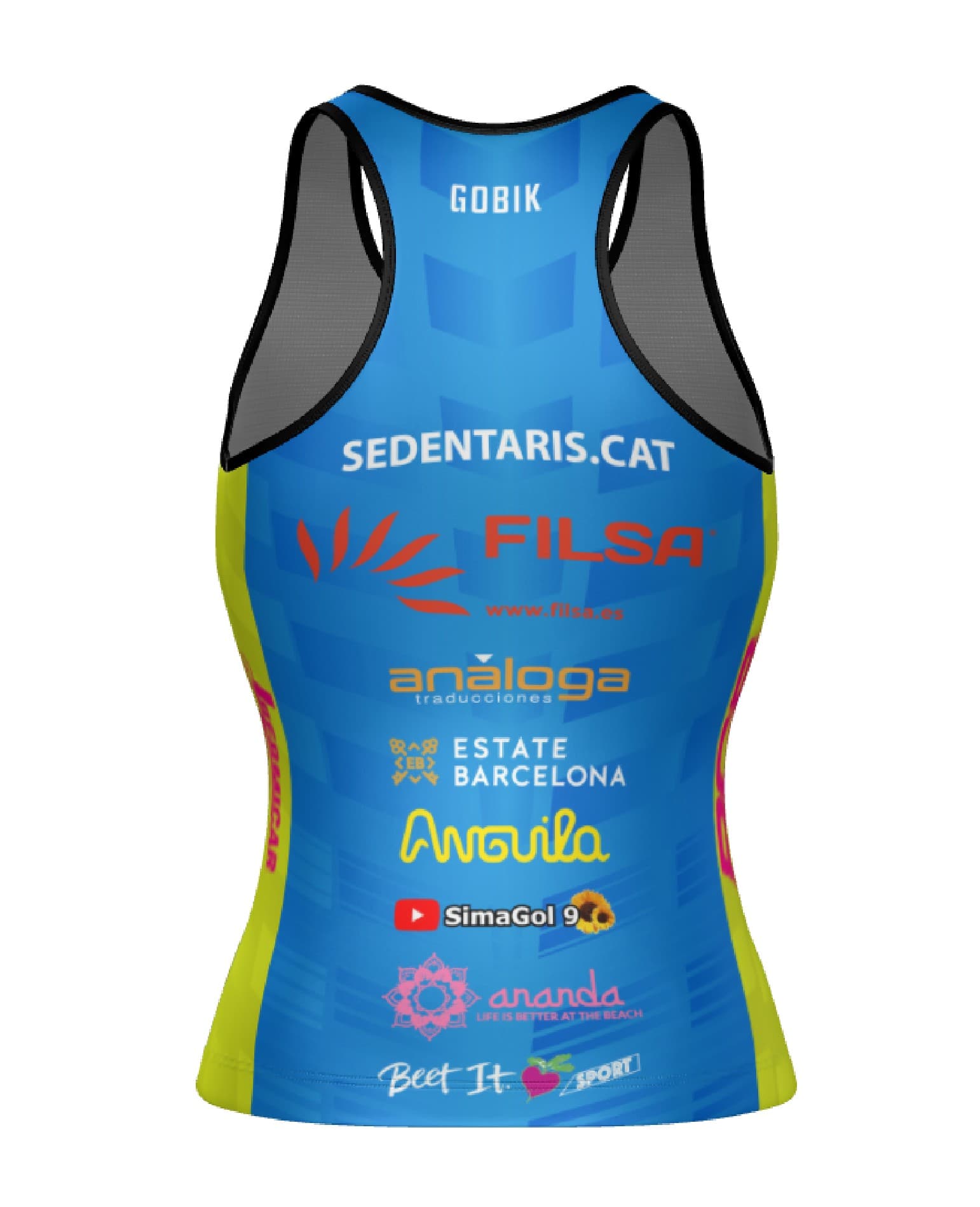 Camiseta sense mànigues (dona)