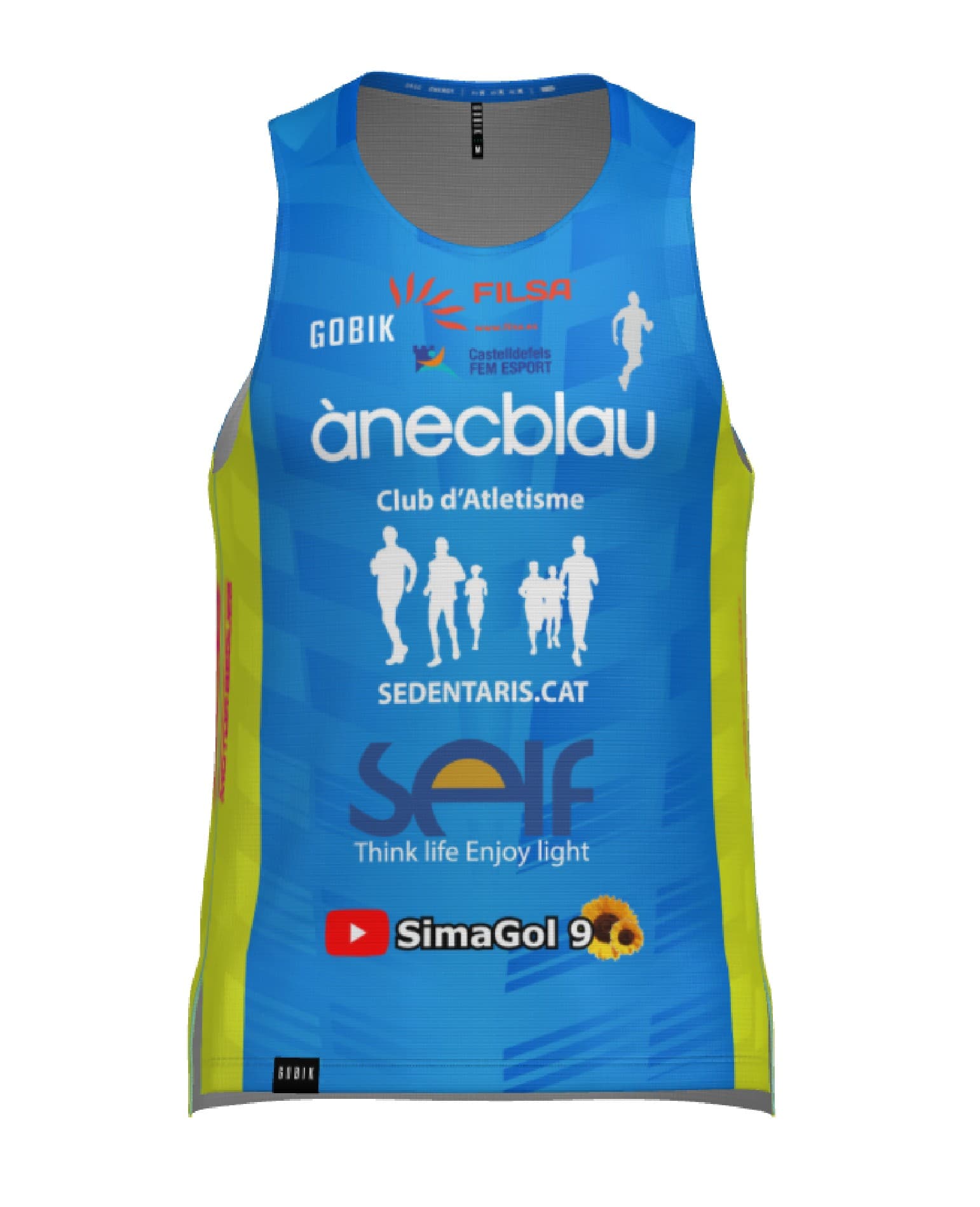 Camiseta sense mànigues (home)