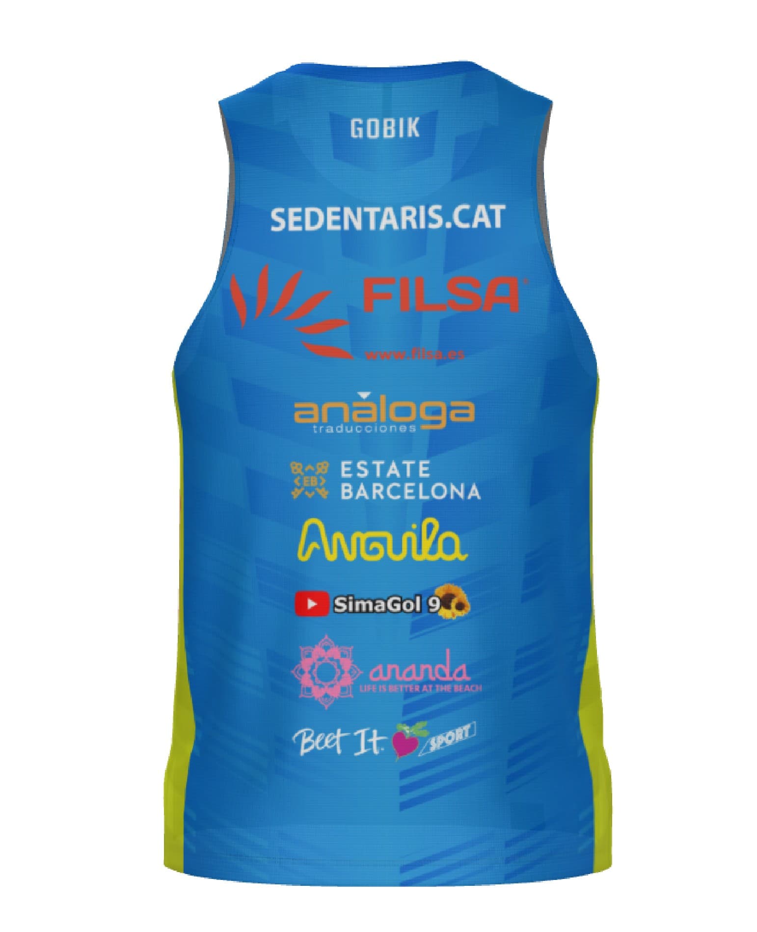 Camiseta sense mànigues (home)