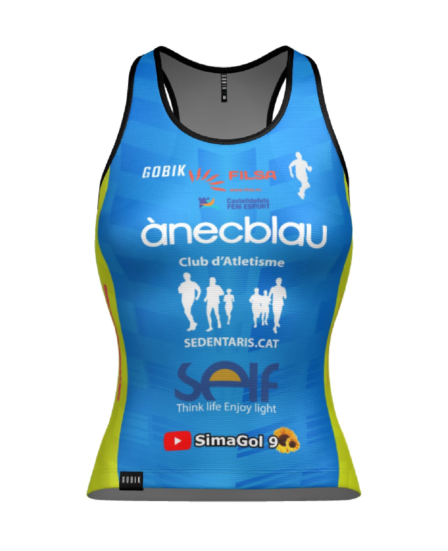 Camiseta sense mànigues (dona)